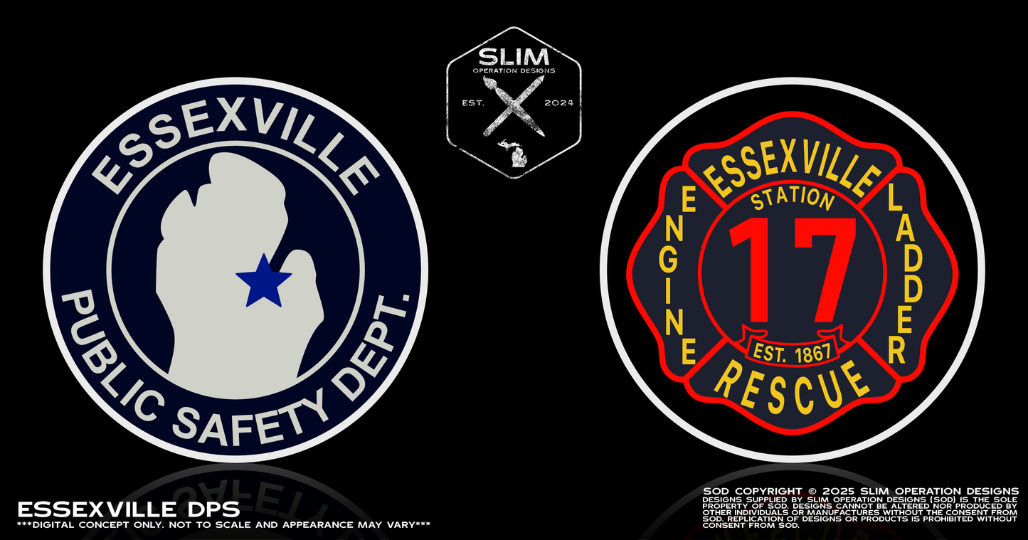 Essexville Public Safety Challenge Coin