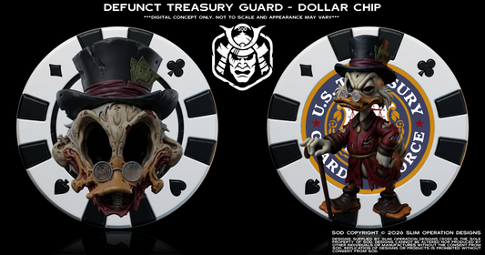 PRESALE Defunct Treasury Guard Force 2.0 Challenge coin (Dollar Variant)