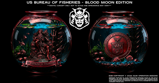 PRESALE Defunct Bureau of Fisheries Blood Moon